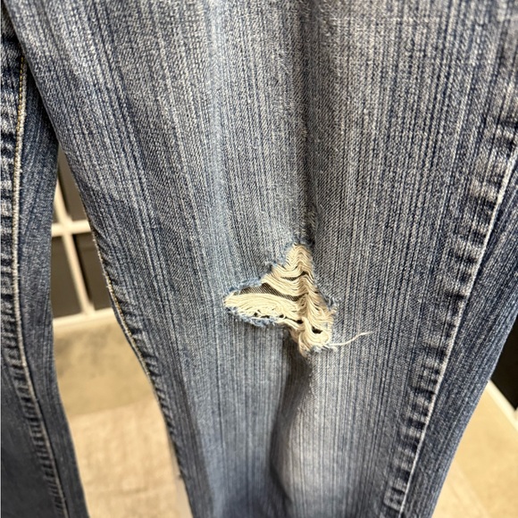 Lucky Brand 361 Vintage Straight Men's Blue Distressed Jeans 32 Waist - Picture 5 of 13